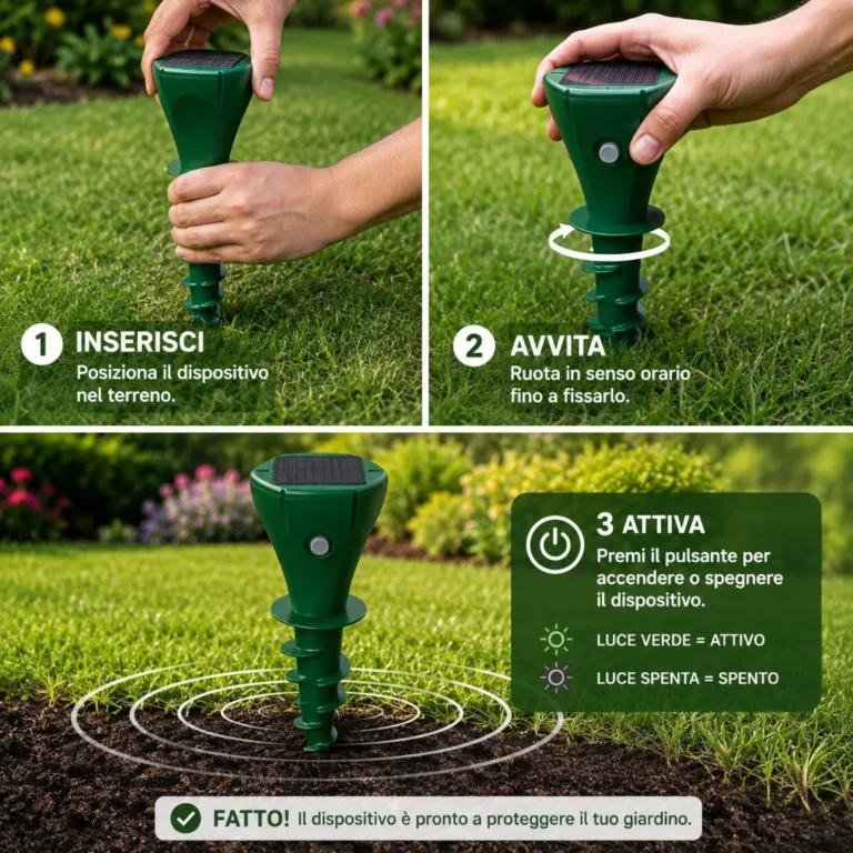Installazione facile repellente