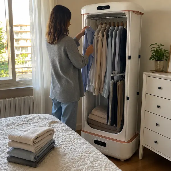 Recensione cliente asciugatrice e stiratrice verticale
